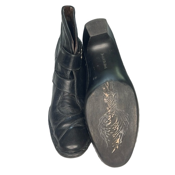 Josef Seibel Leather Boots Black - Picture 6 of 6